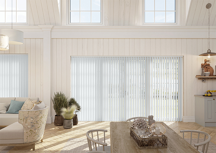 Trinity (FR Blackout), Silk White - Vertical Blind - Image 8